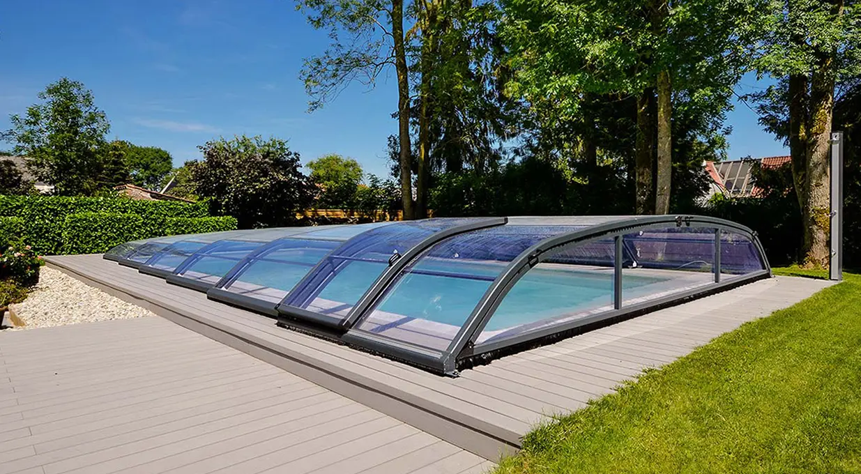 Poolüberdachung